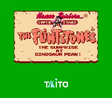 Flintstones, The - The Surprise at Dinosaur Peak (Europe) screen shot title